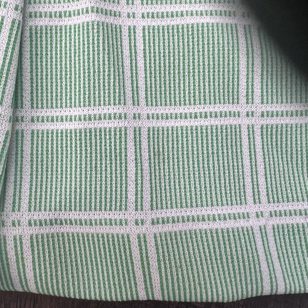 Vintage 60s 70s Kmart Polyester Leisure Suit Jacket Shirt Blazer Plaid Womens M - Picture 10 of 13